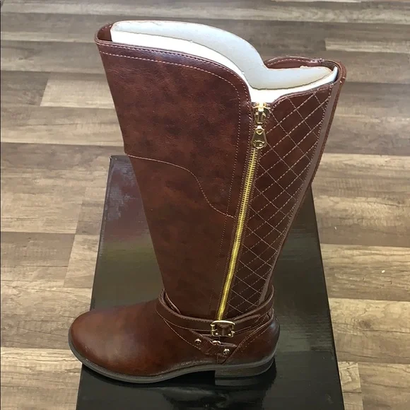 G by Guess haydin Leather Round Toe Knee High - Picture 8 of 10